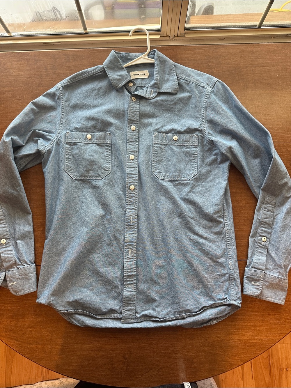 Taylor stitch work shirt blue 40/M